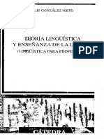 Teoria Linguistica y Ensenanza de Lengua 