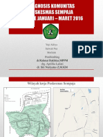 Diagnosis Komunitas Puskesmas Sempaja Periode Januari - Maret 2016