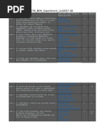 BDA Experiments