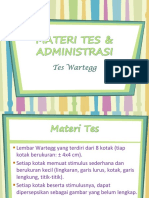 Materi Tes & Administrasi Tes Wartegg