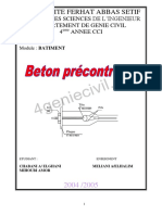 Beton Precontraint