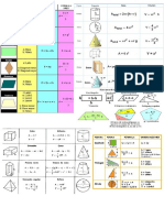 Formulas de Figuras Geometricas