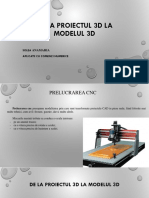 De La Proiectul 3D La Modelul 3D: Solea Anamaria Aplicatii Cu Comenzi Numerice