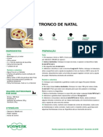 Tronco de Natal: Ingredientes Preparação