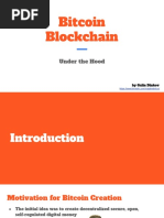 Bitcoin Blockchain: Under The Hood