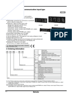 DS/DA Series: Serial/Parallel/RS485 Communication Input Type Display Unit Features