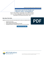 Effects of Agriculture Upon The Air Quality and Climate: Research, Policy, and Regulations