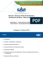 10 - Recursos, Reservas, planes .. Mineria Hierro - S. Rojas y H. Gomez - CAP Mineria.pdf