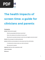 RCPCH: Screen Time Guide