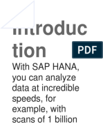 Sap s4 Hana Intro