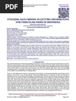 UTILIZING DATA MINING IN GETTING INFORMATION FOR VEHICULAR USERS IN INDONESIA