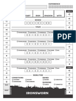 Ironsworn Character Sheet