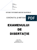 Metodologia Examenului Disertatie FCMPM 2018