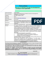 Fiche Pratique - Guide Plan Dev Strategique 2013