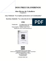 Byrne de Caballero G. Amy Oakland y Katriina Simileld 1981 Los Tejidos Precolombinos