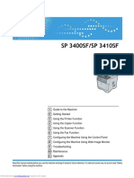 Aficio SP 3400sf PDF