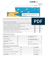 Classificação de afirmações sobre o conto