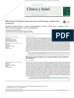 Elizabeth Et Al. Effectiveness of Hypnosis Therapy and Gestalt Therapy As Depression Treatments. Clínica y Salud (Online) - 2017, Vol.28, n.1