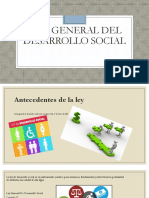 Ley General Del Desarrollo Social