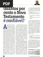 Quantos por cento o Novo Testamento é confiável? - Norman Geisler