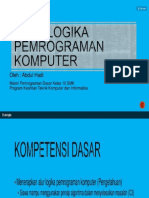 1. Menerapkan Logika Dan Algoritma