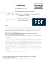 A GIS Based Approach For Catchment Area Analysis