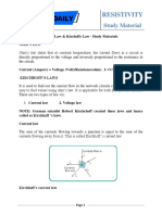 Resistivity: Study Material