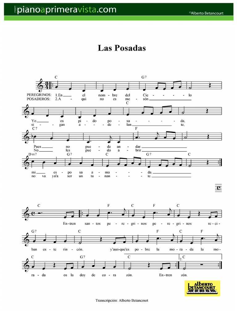 Las Posadas, canción mexicana (cifrado).pdf