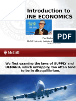 Introduction To Airline Economics: Paul Stephen Dempsey Mcgill University Institute of Air & Space Law