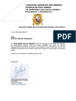 Solicitud de Correo Institucional