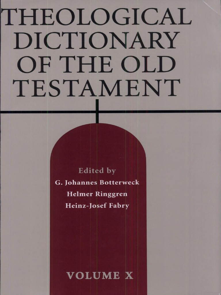 Theological Dictionary of The Old Testament 10 | PDF