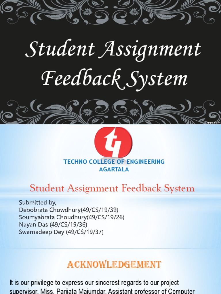 Student Feedback | PDF | Unified Modeling Language | Use Case