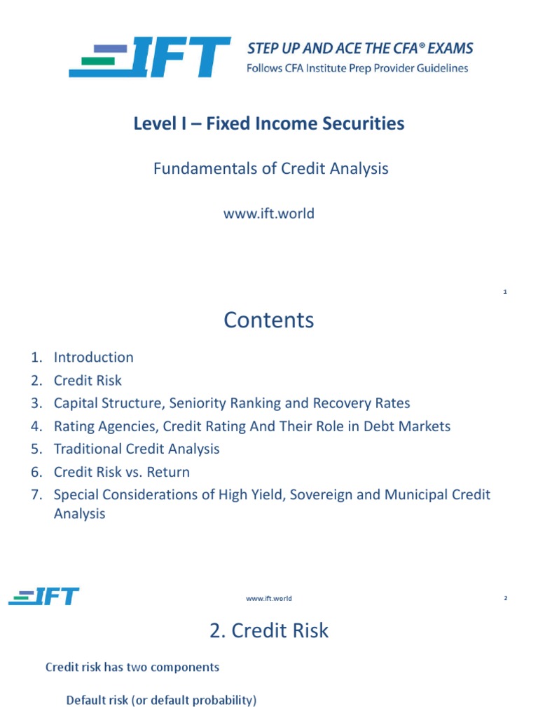 Corporate Credit Analysis Fundamentals | PDF | Credit Rating Agency ...