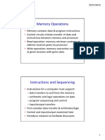 Memory Operations: Read Operation: Memory Retrieves Contents at