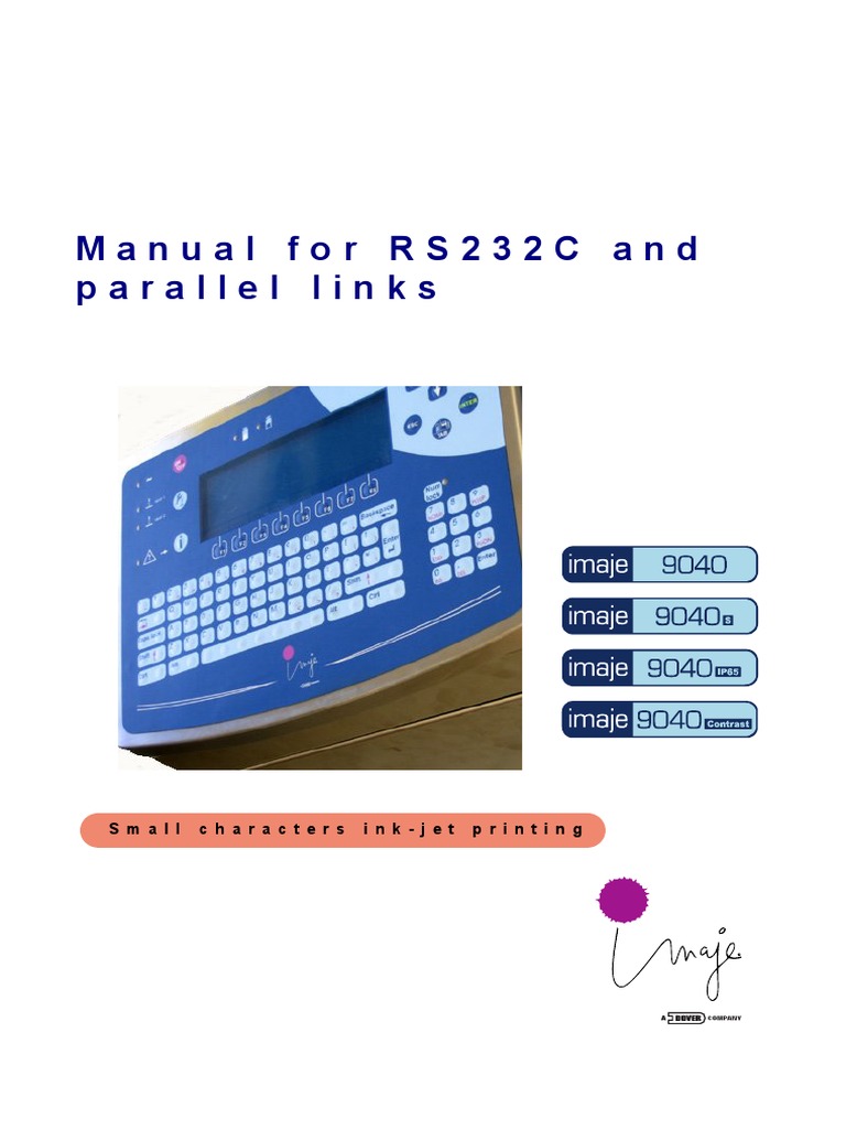Draft Interfase 9040 Markem Imaje | Download Free PDF | Computer Data ...