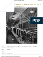 Model of Tacoma Narrows Bridge in Wind Tunnel at The University of Washington - Caltech PDF