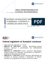 CCD GJ - Repere Legislative-Formarea Continua - PPSX