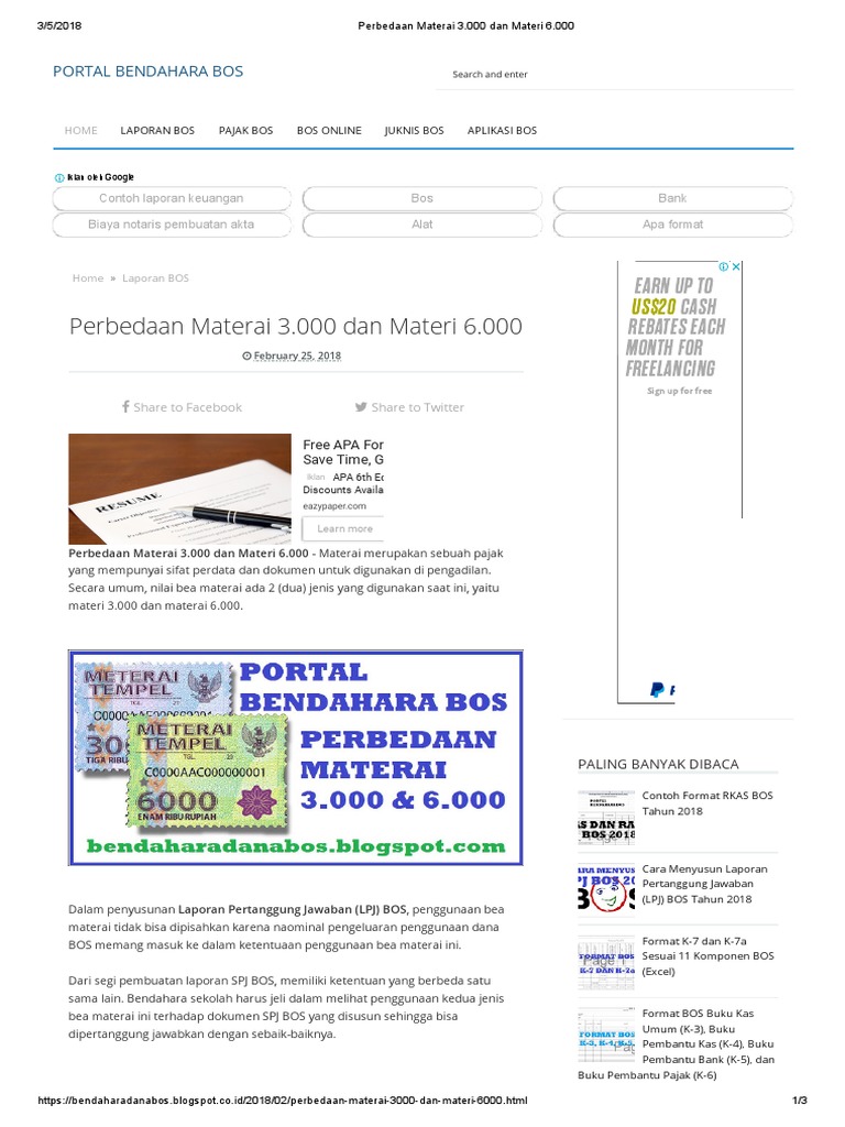 Perbedaan Materai 3 000 Dan Materi 6 000 Beberapa macam penyusunan berita acara seperti berita acara peristiwa serah terima barangpekerjaan seminar pelantikan kepemilikan ataupun jual beli suatu barang memiliki format yang hampir sama.