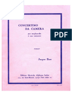 Concertino Da Camera Jaques Ibert (Alphonse Leduc) PDF