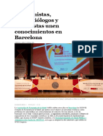 Economistas Epidemiólogos y Salubristas Unen Conocimientos en Barcelona