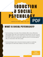 Introduction To Social Psychology