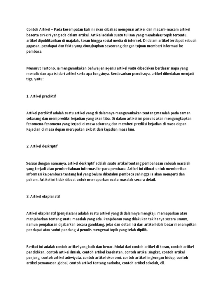 Contoh Artikel Ilmiah Sosial - Simak Gambar Berikut