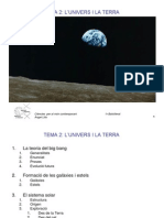 Tema 2. L'univers I La Terra