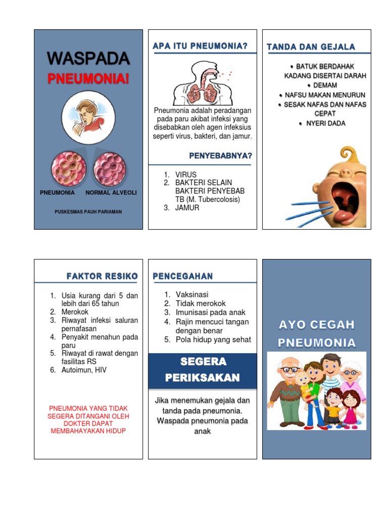 Edukasi Pencegahan Pneumonia Anak | PDF