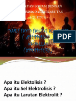 Tugas Produksi Logam dengan Elektrolisis Aqueous (Kelompok 6)(1).pptx