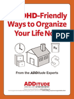 Manage Your Life - 73 Adhd Friendly Ways To Organize Your Life Now PDF