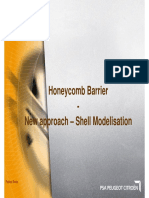 Honeycomb Barrier - New Approach - Shell Modelisation