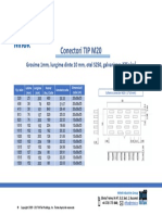 Dimensiuni Conectori M20 MiTek