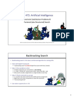 CSE 473: Artificial Intelligence: Backtracking Search