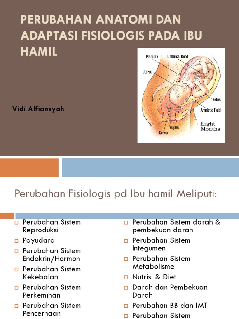 125470827 Perubahan Anatomi Dan Adaptasi Fisiologis Pada Ibu Hamil